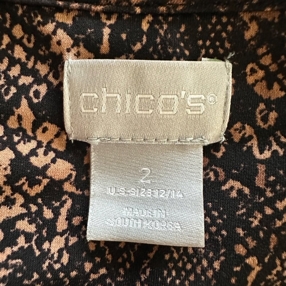 Chicos Easy Chic Column Python Print Maxi Dress W… - image 3